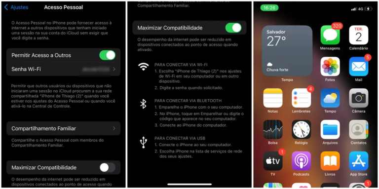 Como Compartilhar O Wi Fi Do Iphone Seu Android